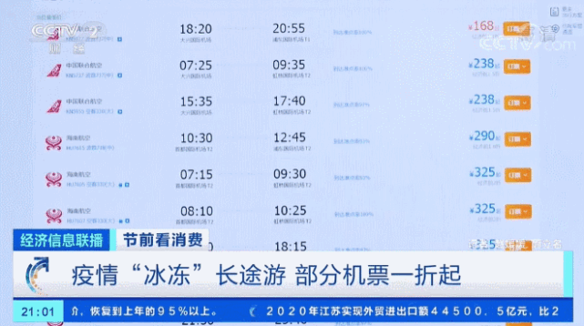 鬥球直播:多地機票價格跳水跌至1折,受疫情影響,壓價吸引用戶