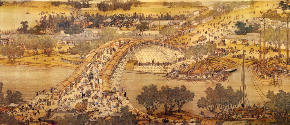 清明上河图中繁荣的宋朝