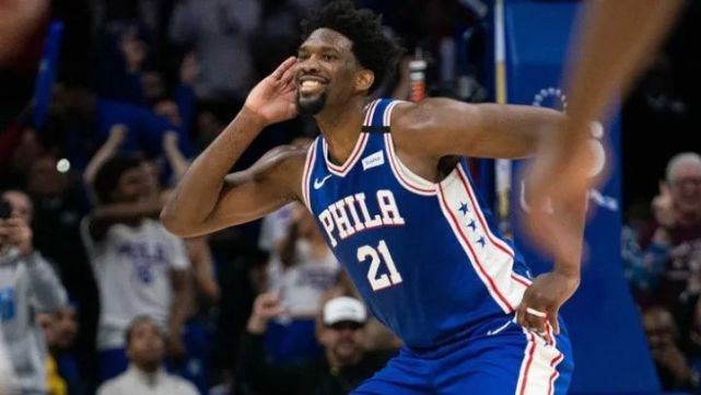 恩比德终于可以释放自我了哇哈哈