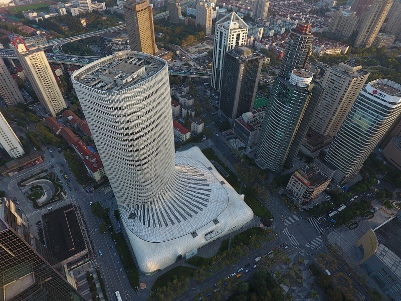 上海外观奇特的一处建筑,被人们称为"靴子楼"