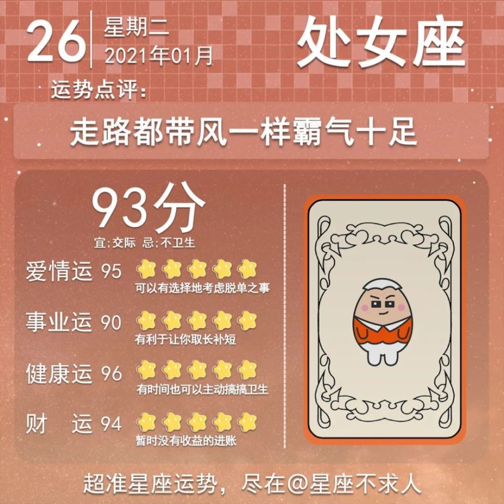 21年1月26日星座运势 腾讯新闻