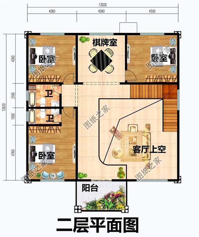 二層樓房設計圖