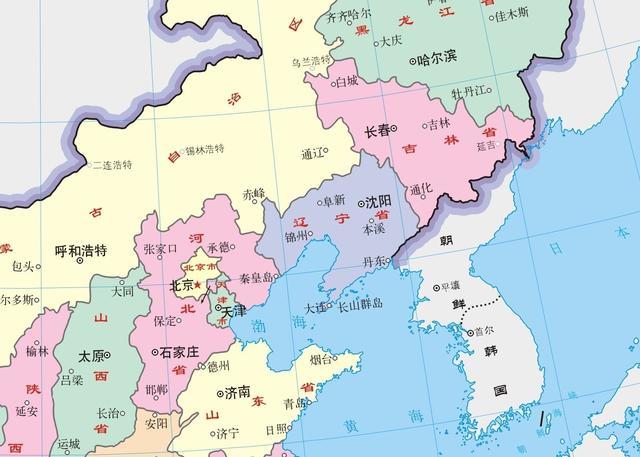 第二个地区就是北方地区的"辽宁省,从地理位置来看辽宁省具有优越的