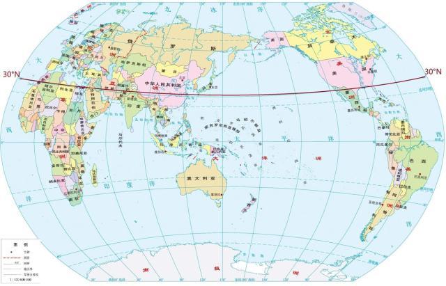 中國有哪些城市地處北緯30度世界上有哪些國家地處北緯30度