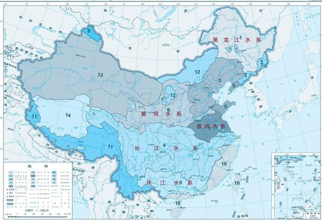 中國南北方分界線淮河也是中國唯一沒有天然入海口的大河