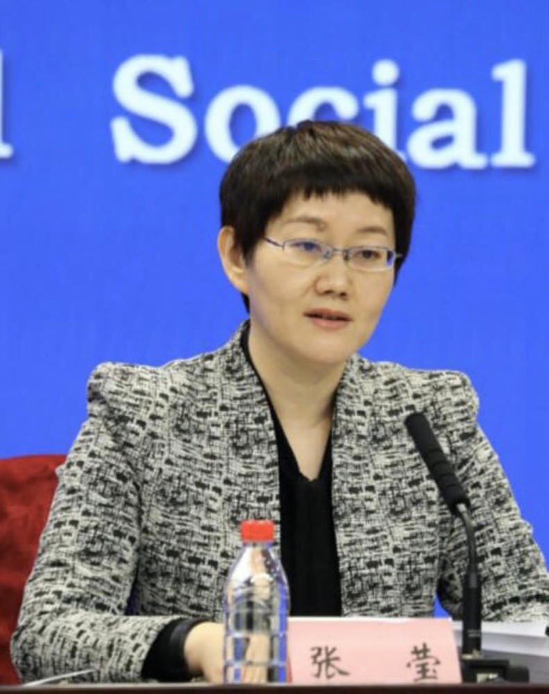 人力资源和社会保障部就业促进司司长张莹  图片来源:中国网