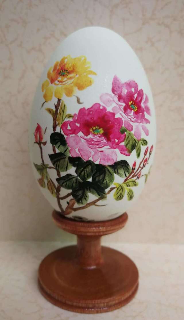 鹅蛋也可以做美术