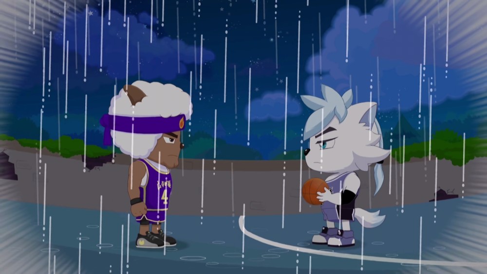 喜羊羊与灰太狼球胜狼和烈羊羊其实没啥矛盾只是球胜狼太要强