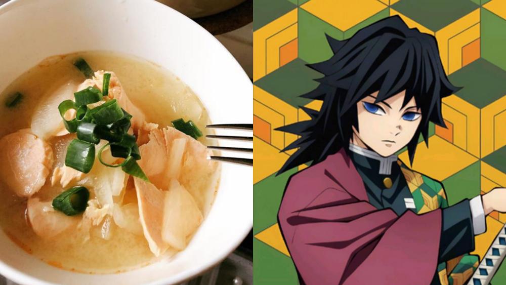 动漫角色代表的美食富冈义勇是萝卜鲑鱼五条悟代表着它