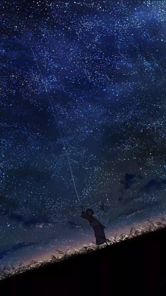 那些看了一眼惊艳的动漫星空图片