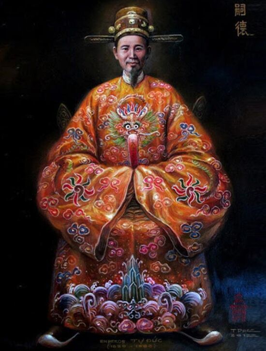 越南历史最后一个朝代——阮王朝历代皇帝御真像