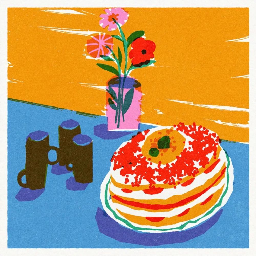 插画|平淡小趣味 复古色彩甜