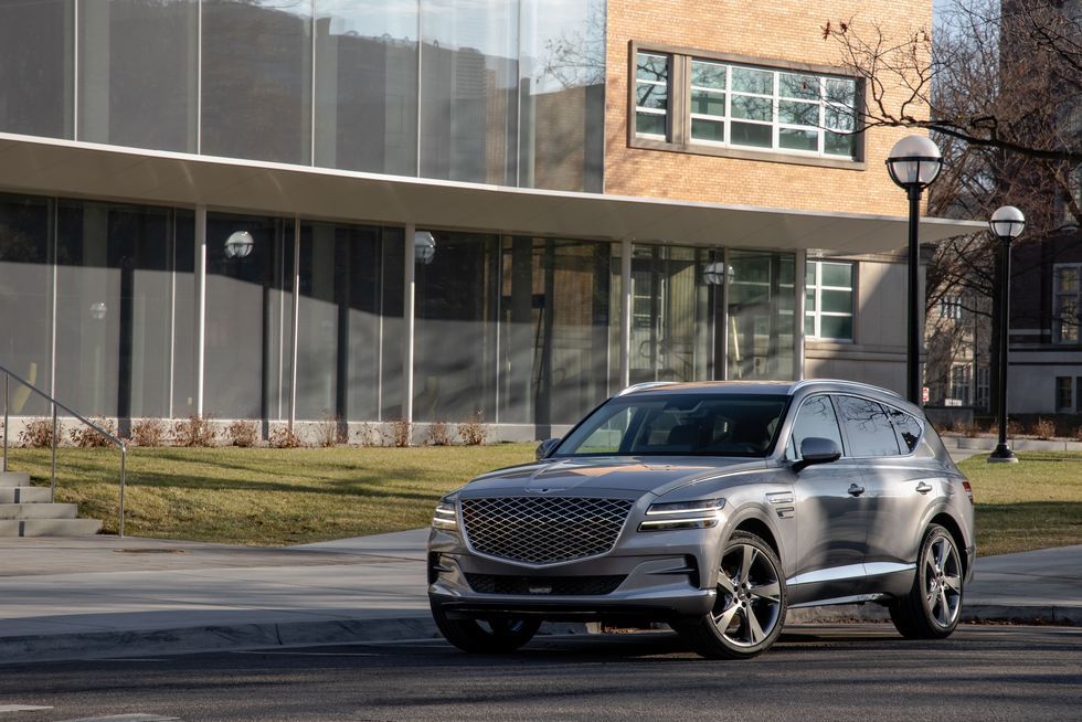 设计新颖2021款捷恩斯gv80韩国现代豪华suv
