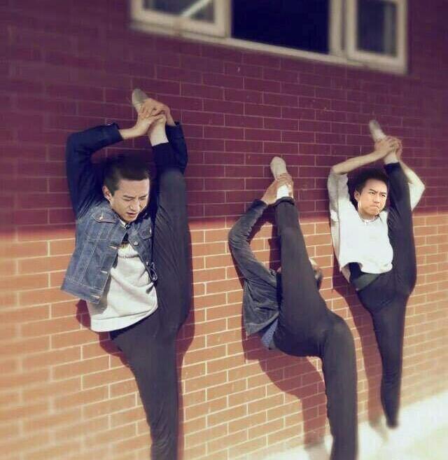 孙俪秀飞天健身照邓超不认输p图不愧是搞笑担当