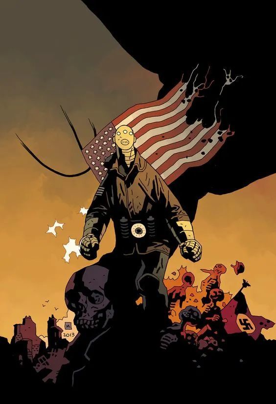 美国插画家mikemignola的作品欣赏美漫风格连蝙蝠侠都成男爵了幻景城