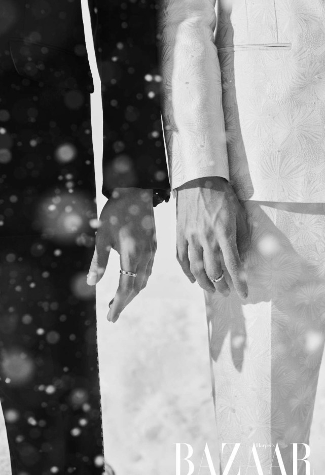 新版吴邪与小哥上芭莎封面戴情侣对戒太甜了吧