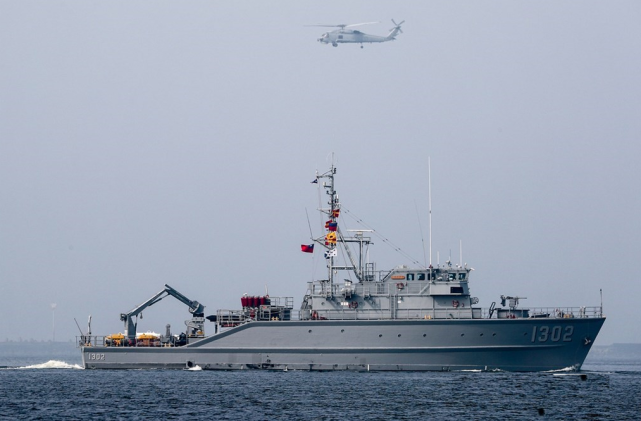 台军进行布雷/排雷演习,自制"万象水雷"首次曝光