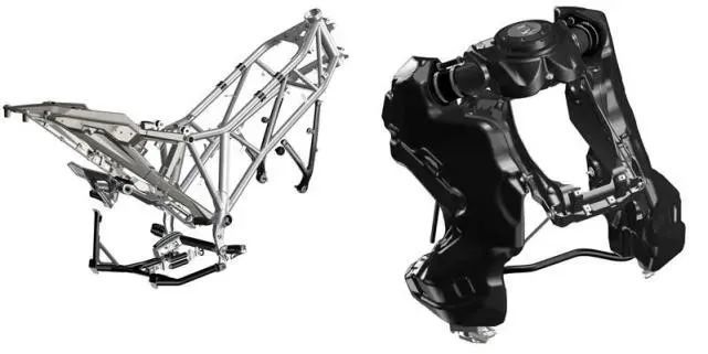 首先主车架的前转向轴向后延伸15mm,摇臂加长15mm,副车架重新设计带来