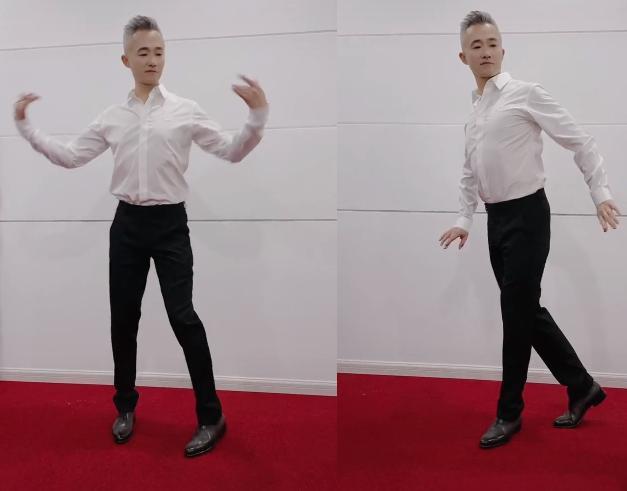 主持人程雷跳舞显妖娆年过半百摆臀扭胯网友身段比女人还好