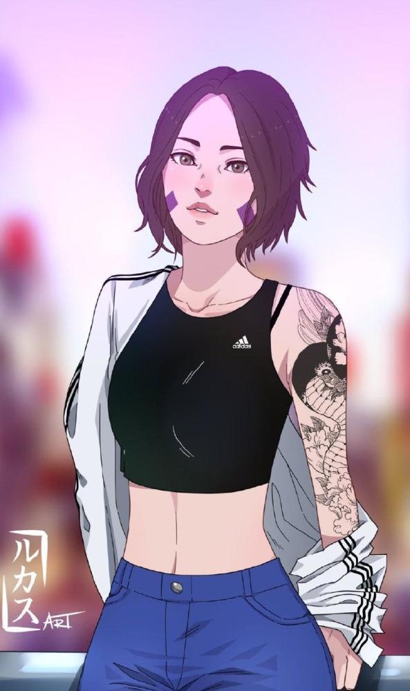 《火影忍者》全员变现代风,卡卡西变成潮男,雏田背带裤太可爱_腾讯