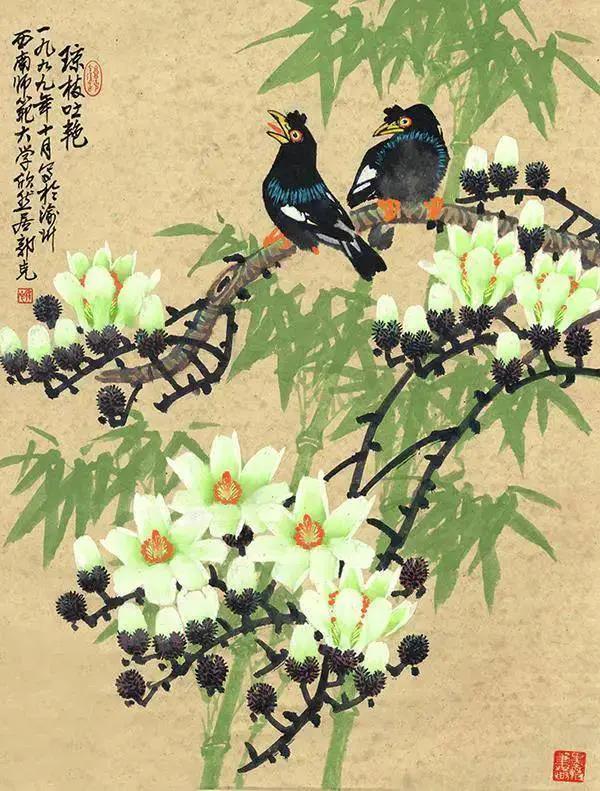 郭克的作品给人一种流动的感觉,在艺术之途上,画家从不停步,从不懈怠