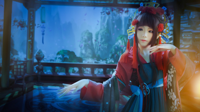 伊吹五月提灯少女萌梦cosplay