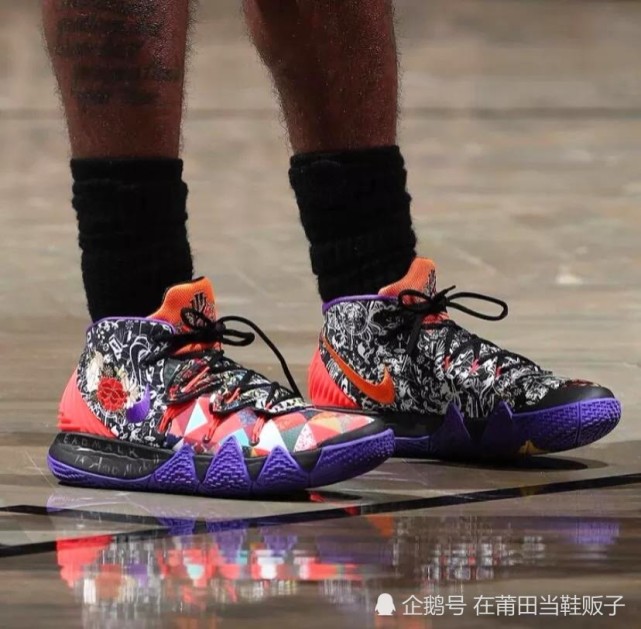 nba球鞋上脚欧文s2颜色花哨众人穿科比球鞋悼念老大