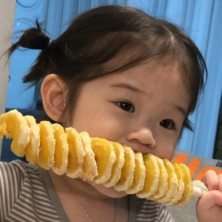 可爱萌娃干饭头像_腾讯新闻