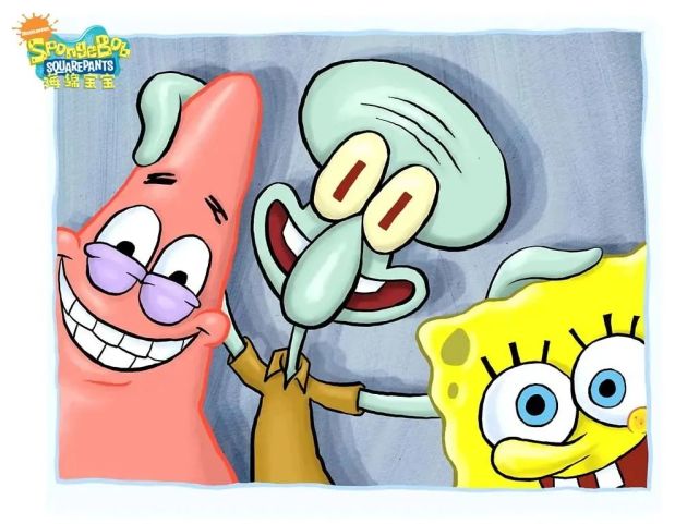 凌晨三点海绵宝宝还在公司加班