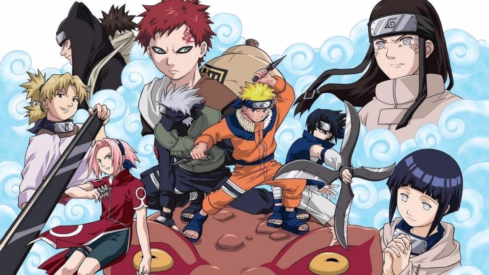 鸣人不仅是四代火影波风水门的儿子,还是漩涡一族的人,木叶的忍者服上