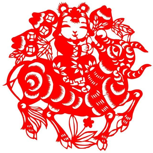 牛年,送你一组牛年春节剪纸!愿你牛气冲天!
