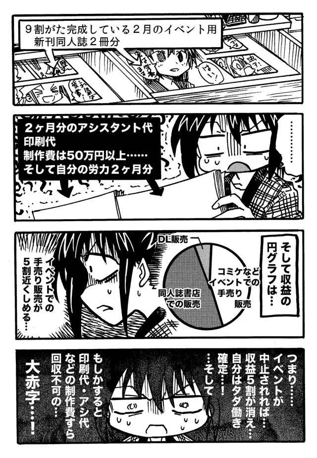 漫展宣布暂停举办之后 漫画家大塚志郎以随笔漫画方式向网友诉苦 腾讯新闻