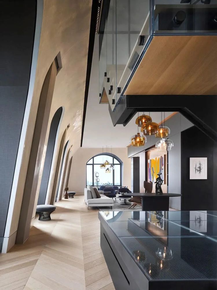 顶层公寓/现代简约/工业艺术风/室内装饰设计