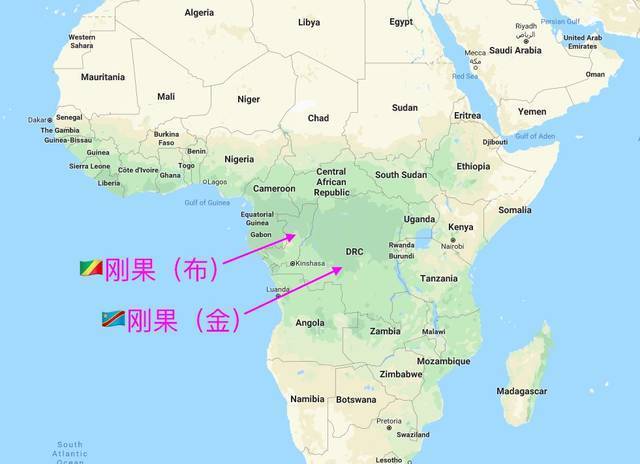 刚果布和刚果金有什么区别是同一个国家吗