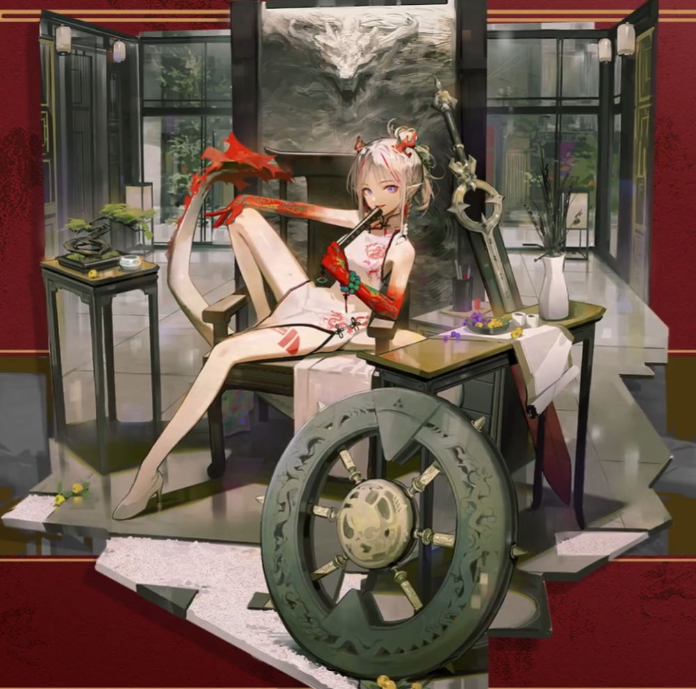 明日方舟新pv登场两个六星谁不想要呢年的旗袍才是正确穿法