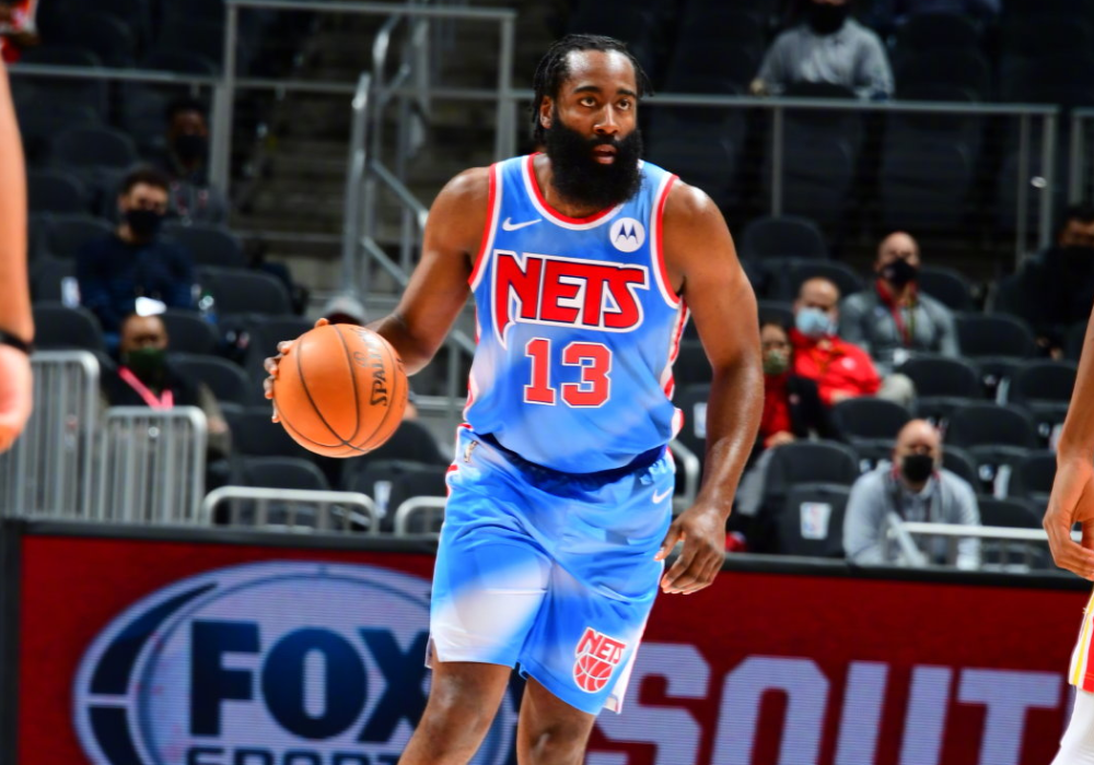 三巨头89分在篮网火力全开的哈登这次你们见到了