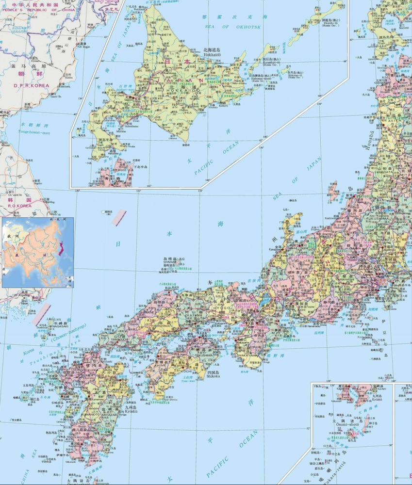日本地图前言日本是一个等级森严的国家,对于不同阶级的人群有不一
