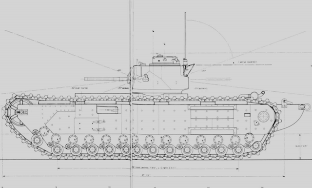 英国a20步兵坦克马蒂尔达与丘吉尔步兵坦克的结合体