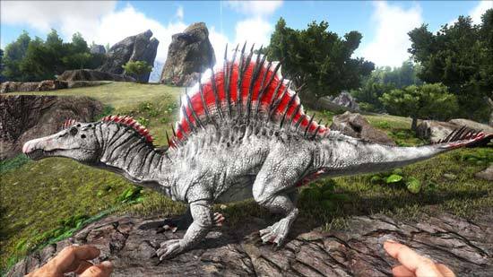 方舟生存进化 萌新开荒遇难事 五条棘背龙把房子给啃没了 腾讯新闻