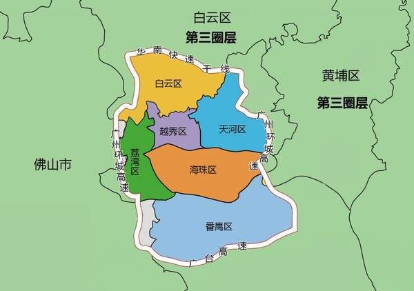 广州有三环,比五环少两环_腾讯新闻