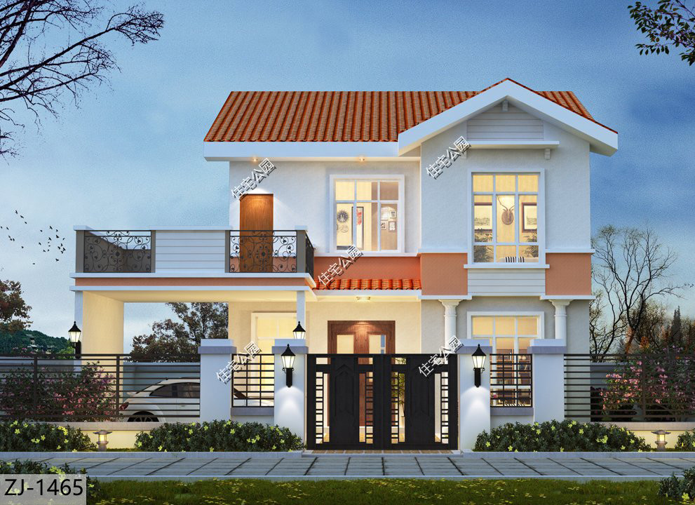 占地百平3室2厅25万就能建好的农村别墅你确定要错过