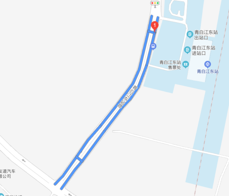 一,青白江區公安機關交通管理部門在 青 江北路,政府南路新建一批電子