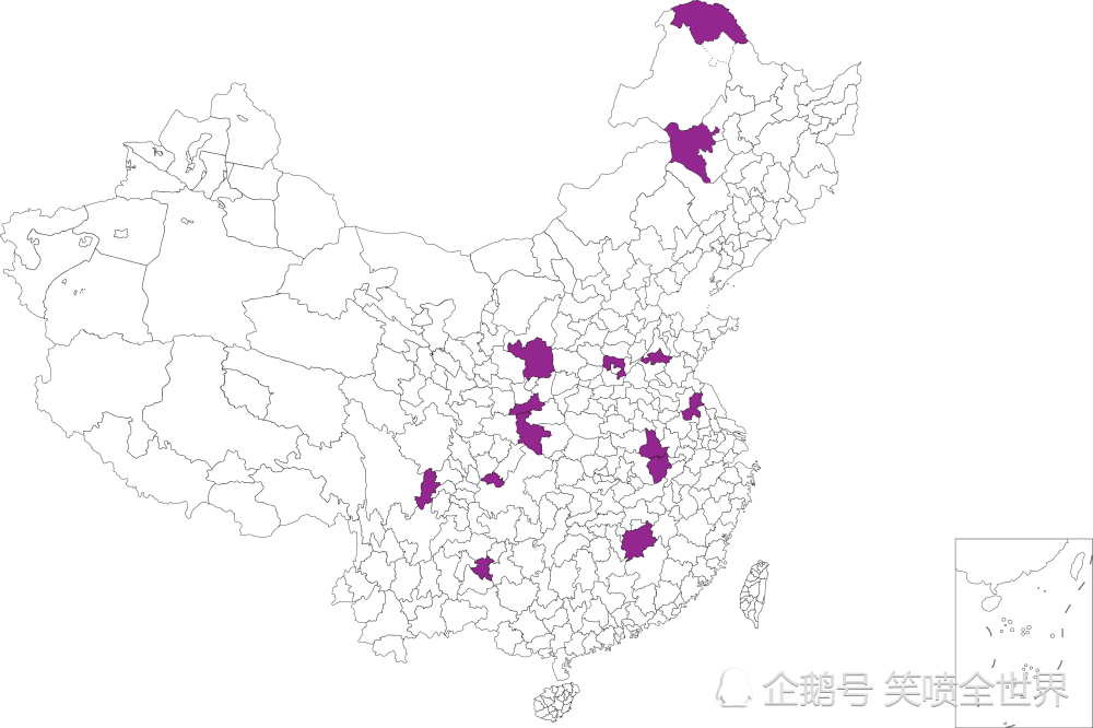 我國地級地名使用最多的字山字17個陽字23個