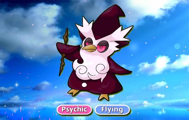 信使鸟的原型是冰,飞行系宝可梦,来到加勒尔地区就转化为超能 飞行系