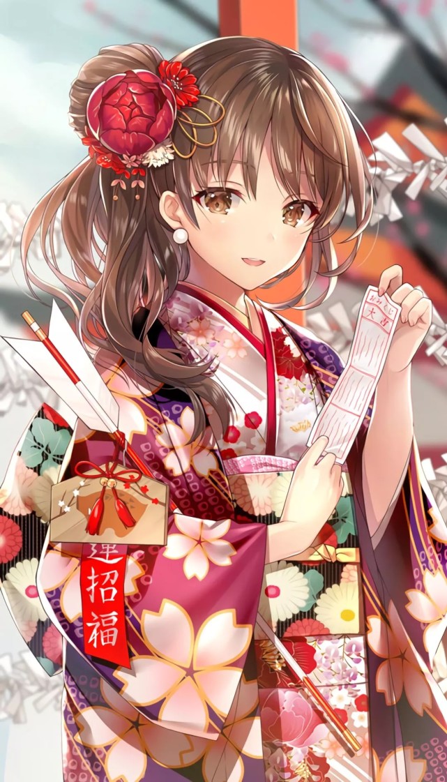 收藏一波动漫美少女与你共度新年