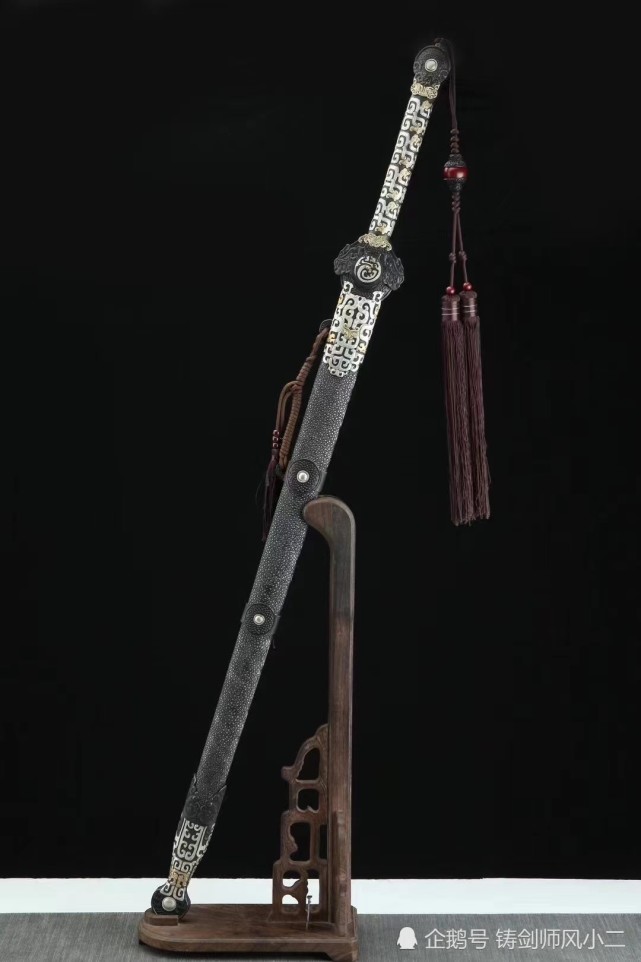 月神剑三色铜黑色鱼皮