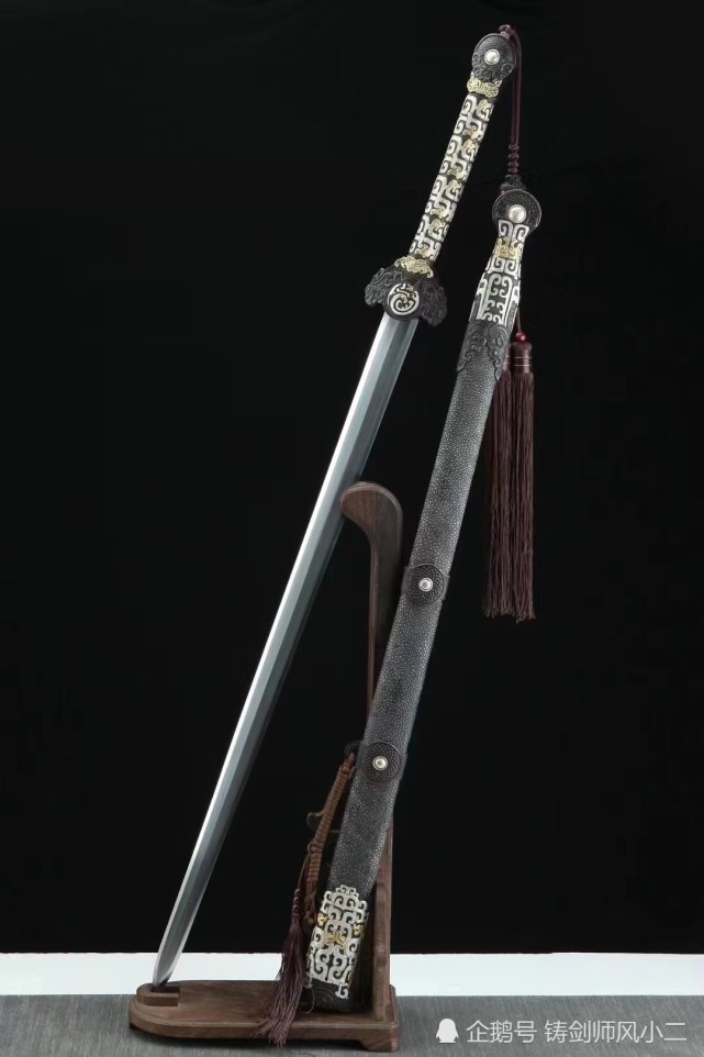 月神剑三色铜黑色鱼皮