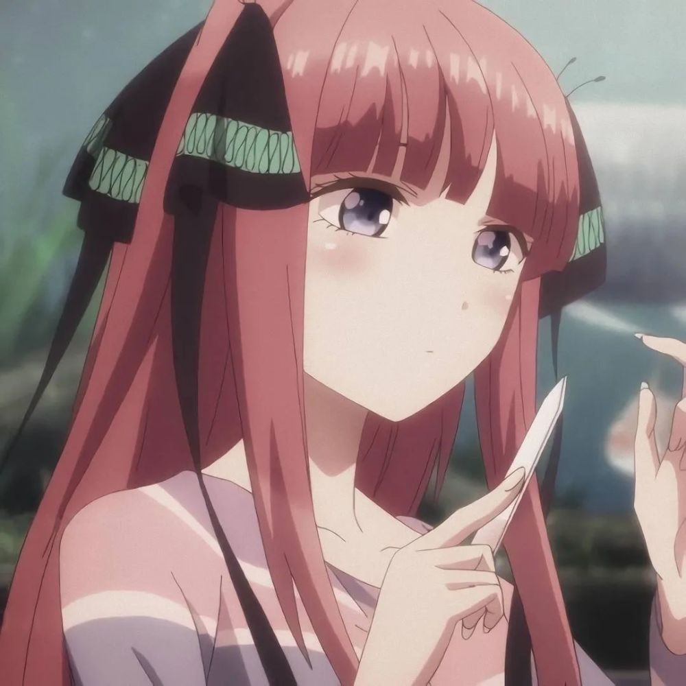 五等分的花嫁敢爱敢恨的中野二乃真正的傻白甜动漫头像