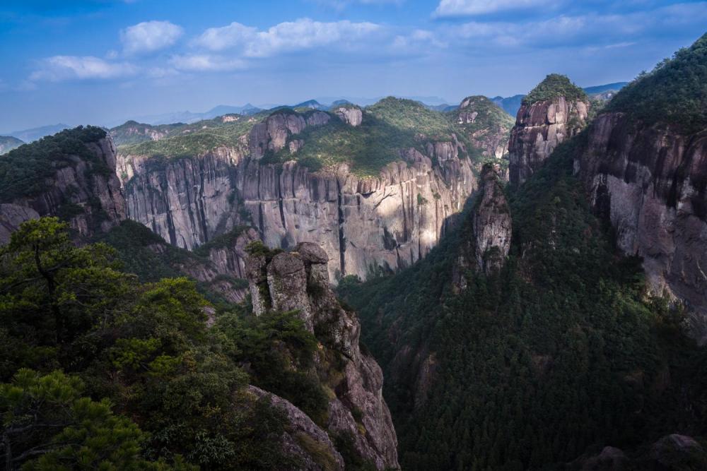 問仙橋,將軍巖,佛祖峰,飛天瀑,觀音峰,南天橋等,入籍年的神仙居景區