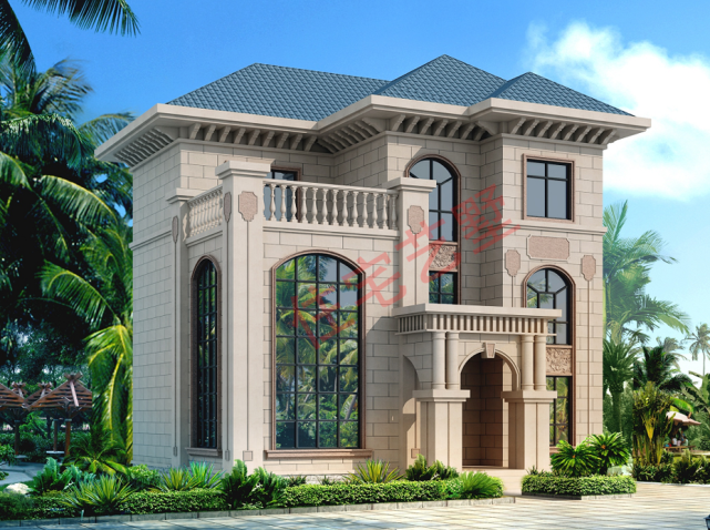 简欧风别墅在农村逐步取代了传统欧式,走进千家万户